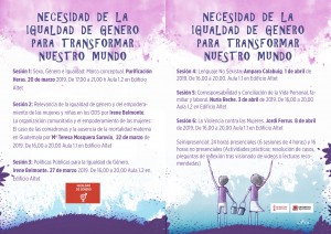 II Edición del Curso ODS: “Necesidad de la igualdad de género para transformar nuestro mundo”